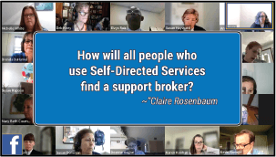 How will all people who use Self-Directed Services find a support broker?